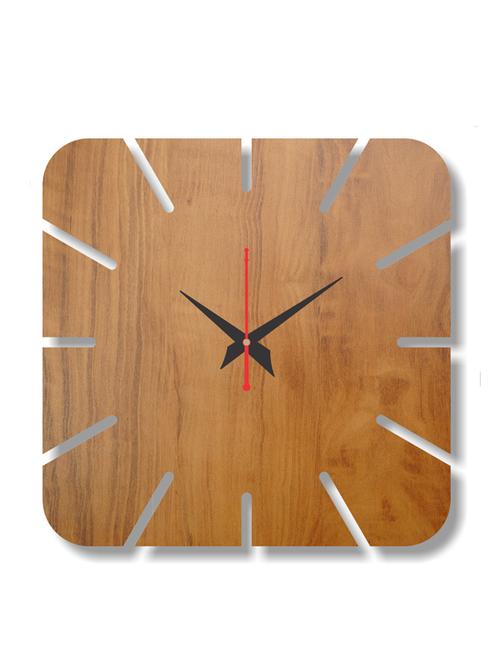 square wooden wall clock for home - 18958535 - Very Small Image - 1