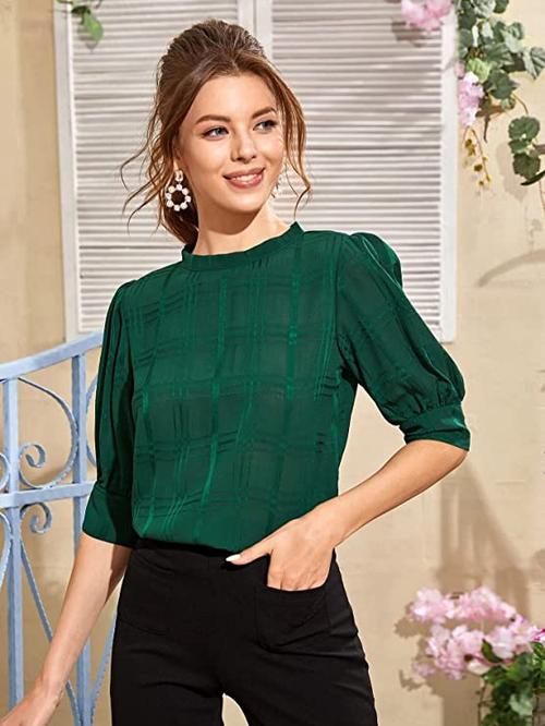 trendy rayon fabric top for women - 18959495 - Very Small Image - 1