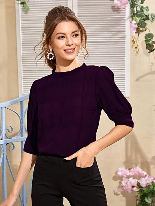 trendy rayon fabric top for women - 18959497 - Very Small Image - 1