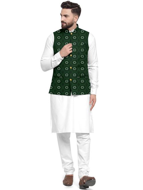 cotton blend classic waist coat - 18961261 - Very Small Image - 1