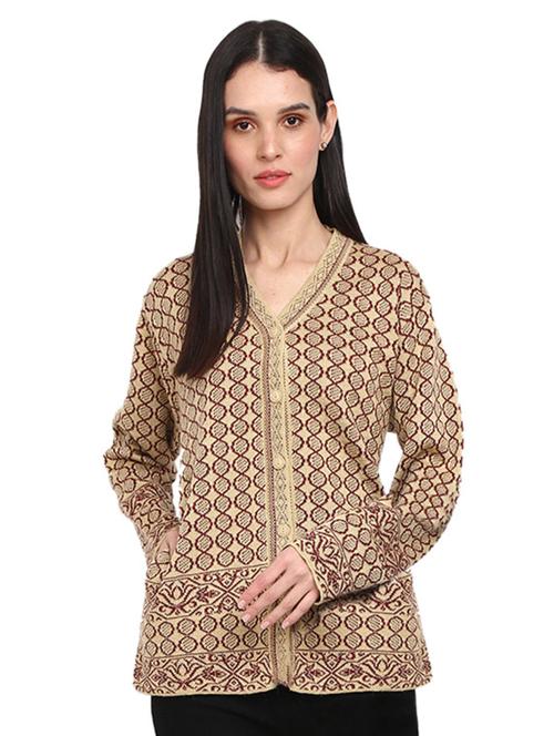 v neck solid cardigan - 18961432 - Very Small Image - 1