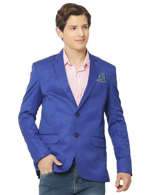 cotton blend casual blazer - 18961932 - Very Small Image - 1
