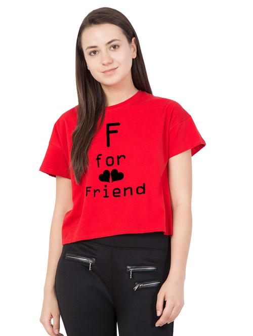 red cotton regular top - 18962116 - Very Small Image - 1