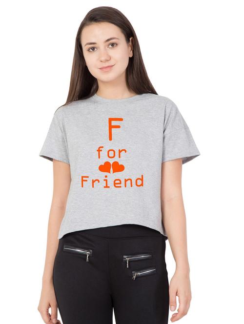 grey cotton crop top - 18962129 - Very Small Image - 1