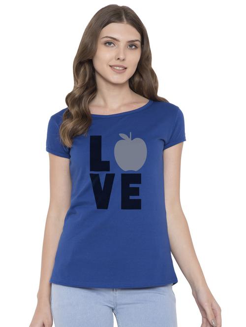 round neck printed regular tee - 18962444 - Very Small Image - 1