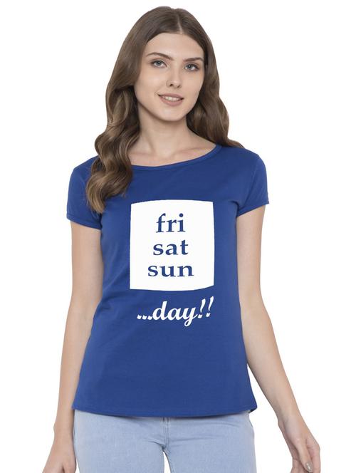 round neck printed regular tee - 18962452 - Very Small Image - 1