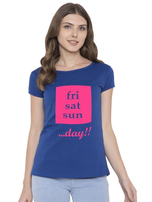 round neck printed regular tee - 18962453 - Very Small Image - 1