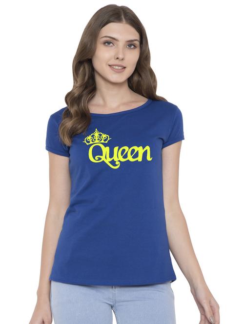 round neck printed regular tee - 18962457 - Very Small Image - 1