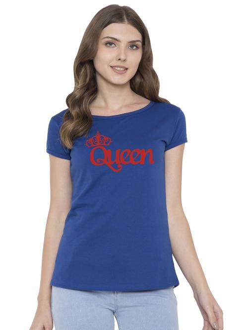 round neck printed regular tee - 18962459 - Very Small Image - 1