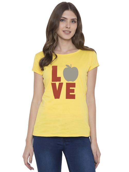 round neck printed regular tee - 18962469 - Very Small Image - 1