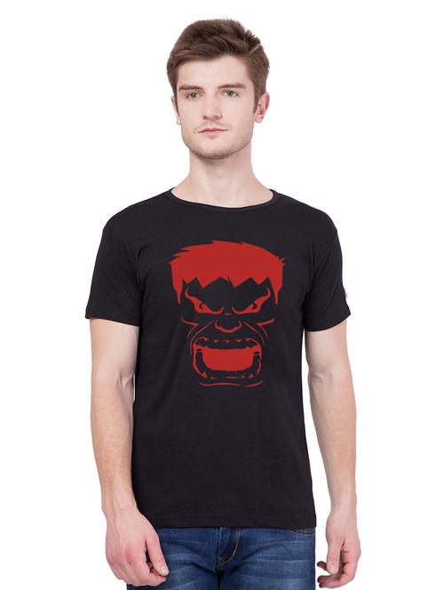 round neck printed regular t-shirt - 18962955 - Very Small Image - 1