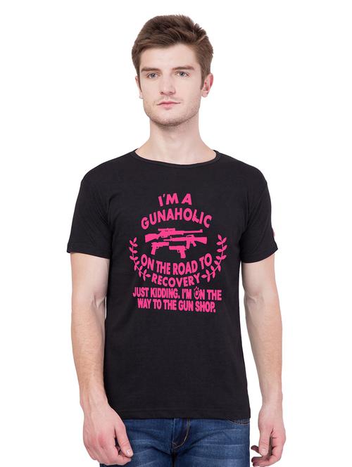 round neck chest printed t-shirt - 18963000 - Very Small Image - 1