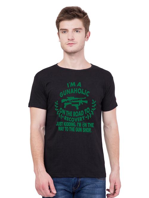 round neck printed regular t-shirt - 18963002 - Very Small Image - 1
