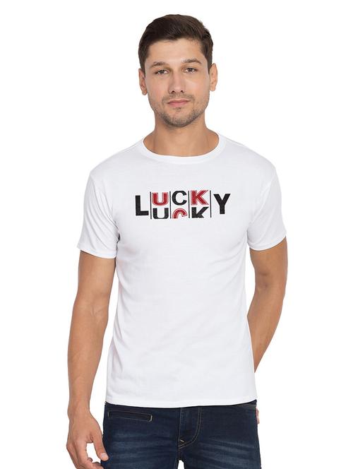 round neck printed regular t-shirt - 18963009 - Very Small Image - 1