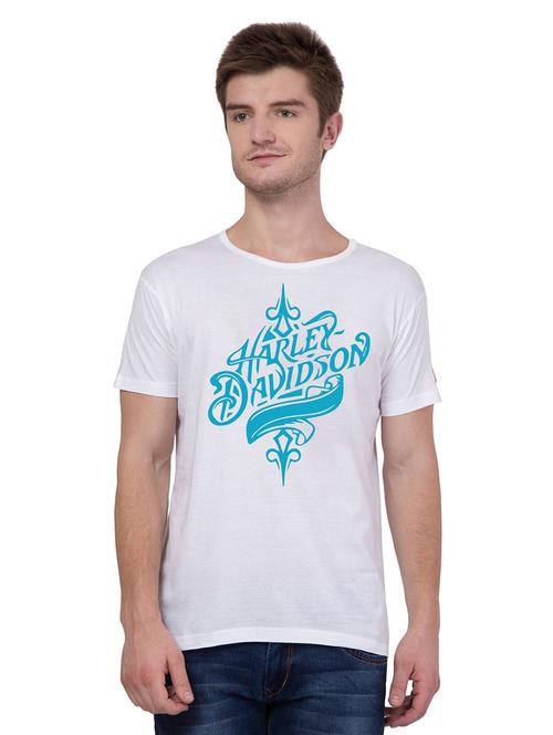 round neck chest printed t-shirt - 18963047 - Very Small Image - 1