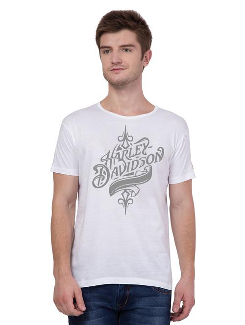 round neck chest printed t-shirt - 18963049 - Very Small Image - 1