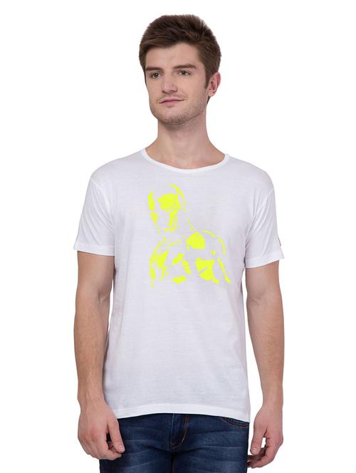 round neck chest printed t-shirt - 18963054 - Very Small Image - 1