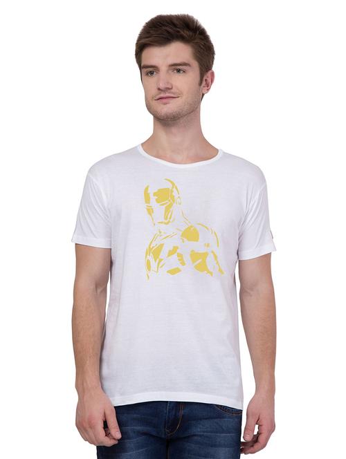 round neck chest printed t-shirt - 18963059 - Very Small Image - 1