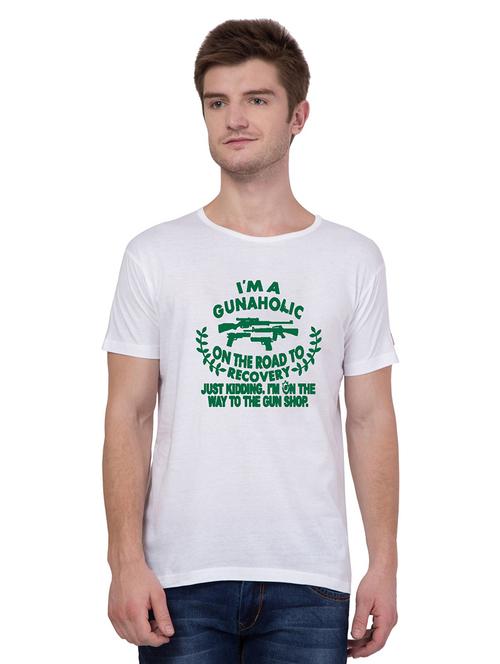 round neck printed regular t-shirt - 18963086 - Very Small Image - 1