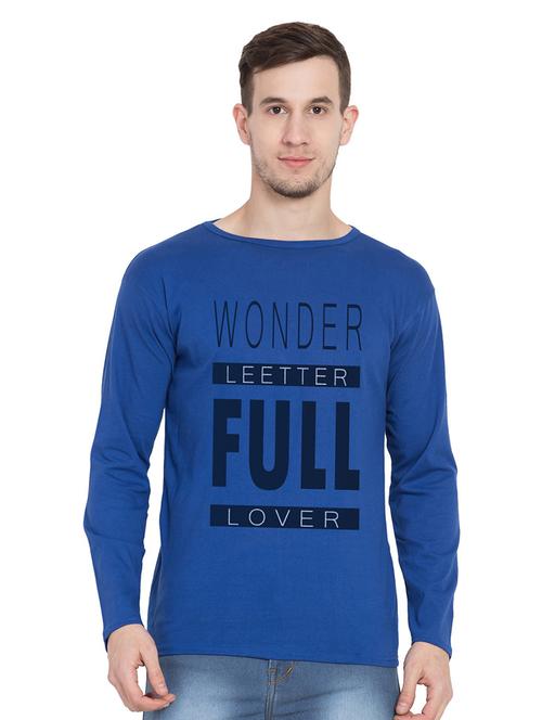 round neck chest printed t-shirt - 18963211 - Very Small Image - 1