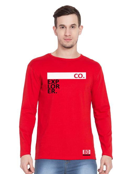 red cotton tshirt - 18963254 - Very Small Image - 1