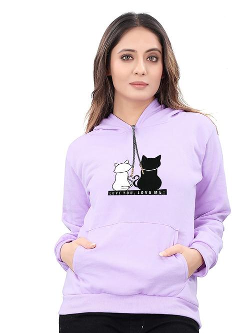 purple fleece sweatshirt - 18963479 - Very Small Image - 1