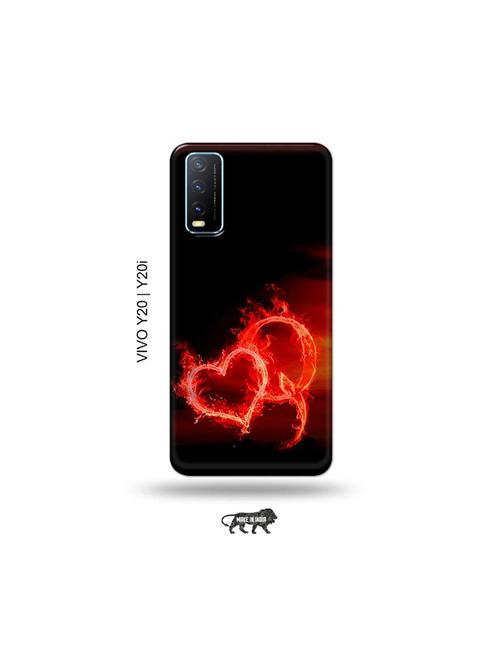 fire heart letter q back cover compatible with vivo y20, y20i, y20g, y20a, y12s, y12g - 18964197 - Very Small Image - 1