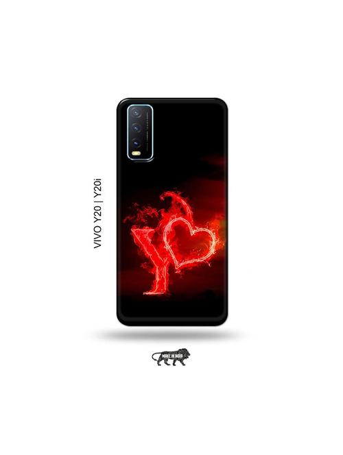 fire heart letter y back cover compatible with vivo y20, y20i, y20g, y20a, y12s, y12g - 18964205 - Very Small Image - 1