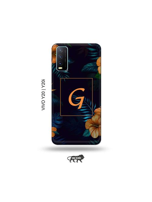 floral g back cover compatible with vivo y20, y20i, y20g, y20a, y12s, y12g - 18964213 - Very Small Image - 1