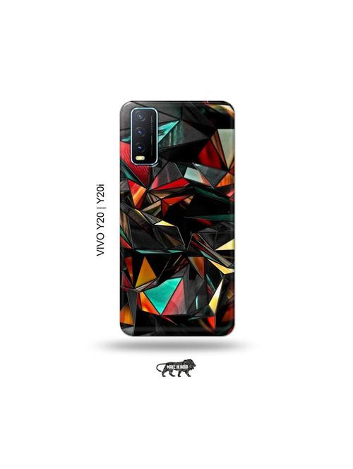 hex glasses back cover compatible with vivo y20, y20i, y20g, y20a, y12s, y12g - 18964280 - Very Small Image - 1