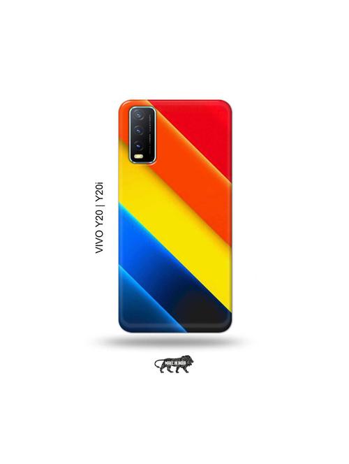cross strips back cover compatible with vivo y20, y20i, y20g, y20a, y12s, y12g - 18964292 - Very Small Image - 1