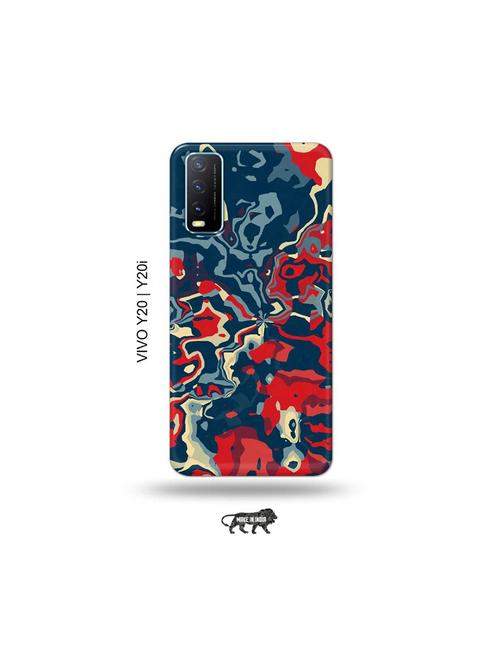 abstract red back cover compatible with vivo y20, y20i, y20g, y20a, y12s, y12g - 18964304 - Very Small Image - 1