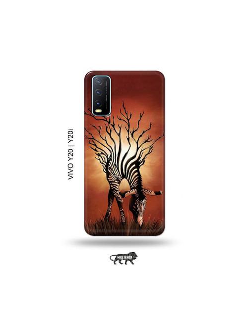 zebra back cover compatible with vivo y20, y20i, y20g, y20a, y12s, y12g - 18964324 - Very Small Image - 1