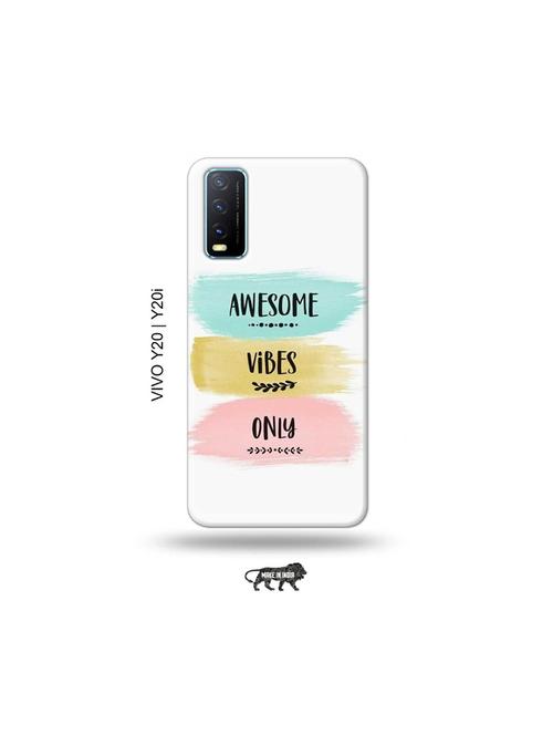 awesome vibes only back cover compatible with vivo y20, y20i, y20g, y20a, y12s, - 18964346 - Very Small Image - 1