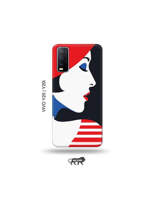 tweakymod designer printed hard case | girl illustration back cover compatible with vivo y20, y20i, y20g, y20a, y12s, y12g - 18964398 - Very Small Image - 1