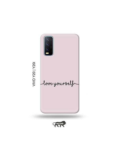 love yourself back cover compatible with vivo y20, y20i, y20g, y20a, y12s, y12g - 18964511 - Very Small Image - 1