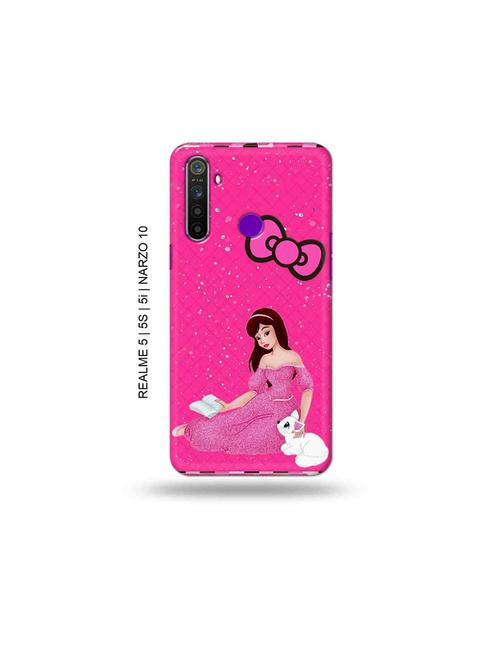 cute girl back cover compatible with realme 5, realme 5s, realme 5i, realme narzo 10 - 18965044 - Very Small Image - 1