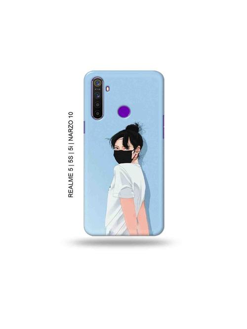 musk up girl back cover compatible with realme 5, realme 5s, realme 5i, realme narzo 10 - 18965063 - Very Small Image - 1