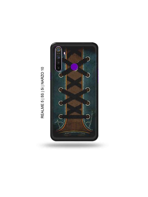 shoe lace back cover compatible with realme 5, realme 5s, realme 5i, realme narzo 10 - 18965066 - Very Small Image - 1