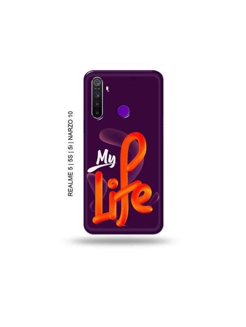 my life back cover compatible with realme 5, realme 5s, realme 5i, realme narzo 10 - 18965147 - Very Small Image - 1