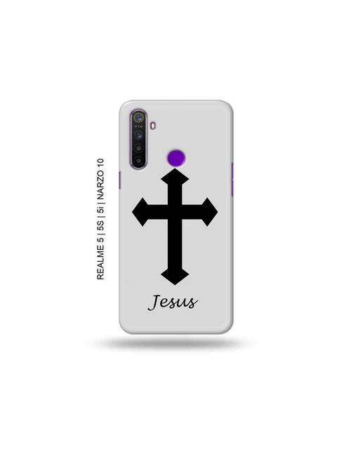 jesus cross back cover compatible with realme 5, realme 5s, realme 5i, realme narzo 10 - 18965196 - Very Small Image - 1