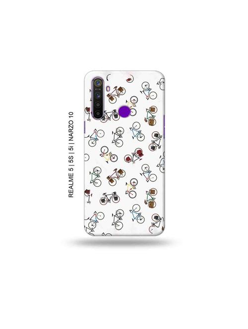 cycle love back cover compatible with realme 5, realme 5s, realme 5i, realme narzo 10 - 18965209 - Very Small Image - 1