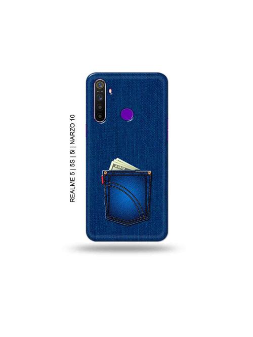 jeans back cover compatible with realme 5, realme 5s, realme 5i, realme narzo 10 - 18965283 - Very Small Image - 1
