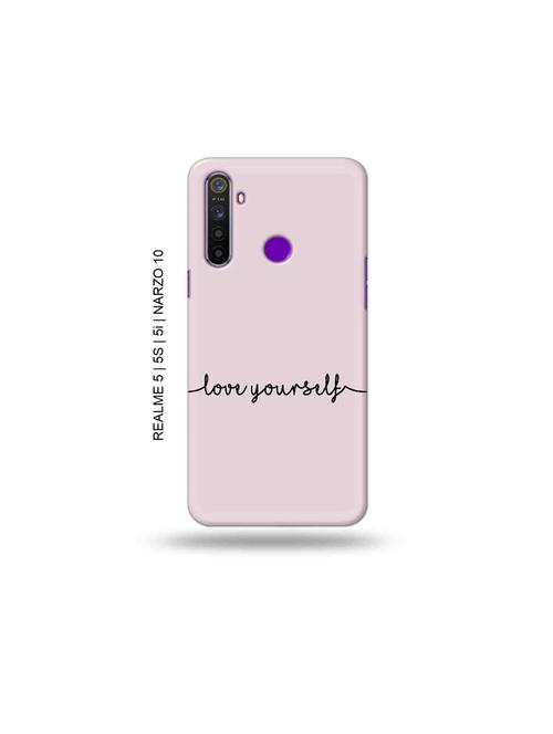 love yourself back cover compatible with realme 5, realme 5s, realme 5i, realme narzo 10 - 18965310 - Very Small Image - 1