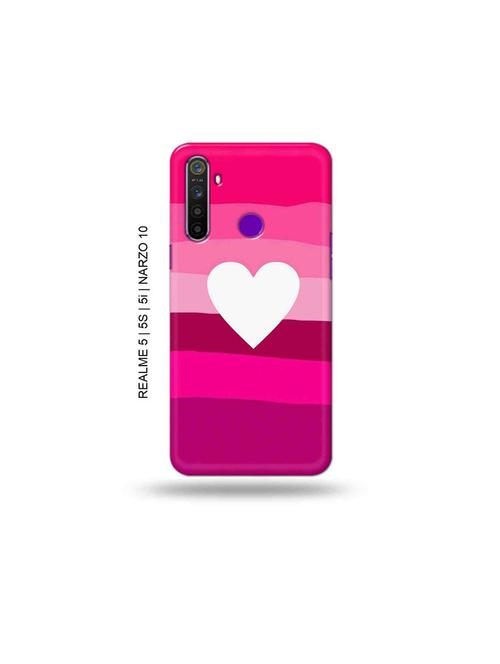 heart back cover compatible with realme 5, realme 5s, realme 5i, realme narzo 10 - 18965311 - Very Small Image - 1