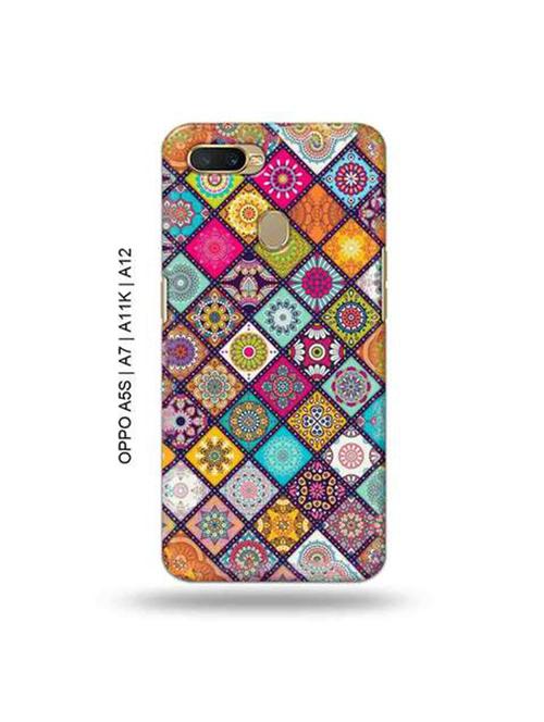 aztec mix back cover compatible with oppo a5s, oppo a7, oppo a11k, oppo a12 - 18966042 - Very Small Image - 1