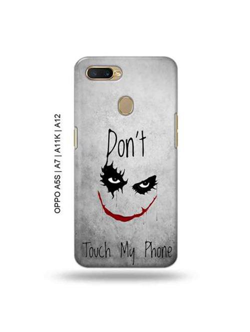 don't touch my phone back cover compatible with oppo a5s, oppo a7, oppo a11k, oppo a12 - 18966080 - Very Small Image - 1