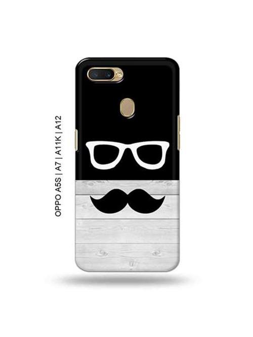 hipster back cover compatible with oppo a5s, oppo a7, oppo a11k, oppo a12 - 18966082 - Very Small Image - 1