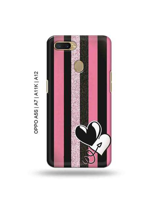 hearts back cover compatible with oppo a5s, oppo a7, oppo a11k, oppo a12 - 18966147 - Very Small Image - 1