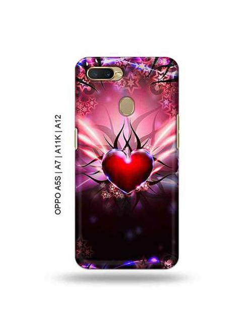 heart back cover compatible with oppo a5s, oppo a7, oppo a11k, oppo a12 - 18966187 - Very Small Image - 1
